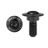 Wanyifa Titanium Bolt M5/M6x11 12 13mm Disc-Shaped Torx Head Step Screw for Locomotive Motorcycle Shell Modification
