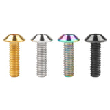 Wanyifa Titanium Bolt M8x25mm Umbrella Hexagon Head Screw for Motorcycle Parts Ti Fastener