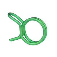 Wanyifa Titanium Clip 9.8mm Upper Pump Tubing Air Filter Waste Oil Pipe Fuel Line Spring Clips Clamps Sealing Hose Motorcycle Clips Clamp