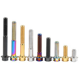 Wanyifa Titanium Bolt M6x10 15 20 25 30 35 40 45 50 55mm Flange Torx Head Screw for Bike Motorcycle Car