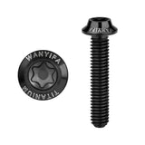 Wanyifa Titanium Bolt M3x6 8 10 12 15 18 20mm Disc-Shaped Umbrella Torx T10 Head with Logo Screw Ti Fasteners