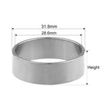 Wanyifa Titanium Washer 1-1/8" Bike Headset Fork Spacer 5 10 15 20 25 30mm for Mountain Bicycle Front Fork Ring Gasket