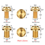 Wanyifa Titanium Bolt M8/M10x13mm Motorcycle Rearview Mirror Hole Plug Screw Motorcycle Accessories Pitch 1.25mm