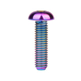 Wanyifa Titanium Bolt M4x6 8 10 12 15 20mm Button Hex Allen Key Head Screw for Bicycle