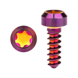 Wanyifa Titanium Bolt M3x9mm Chamfered Self-Tapping Torx T15 Head Screw for Model Aircraft