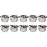 Wanyifa 10pcs Aluminum Nuts M2 M3 M4 M5 M6 M8 Anodized Colourful Flange Hexagon Head Nylon Lock Nut Serrated Lock Spinlock Nuts