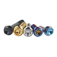 Wanyifa Titanium Bolt M8x15 20 25 30 35 40 45 50 55 60 65mm Flange Hex Head Screw for Motorcycle Disc Brake