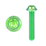 Wanyifa Titanium Bolt M3x6 8 10 12 15 18 20mm Disc-Shaped Umbrella Torx T10 Head with Logo Screw Ti Fasteners