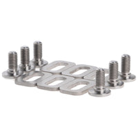 Wanyifa Titanium Bolts Spacers M5 for LOOK KEO Road Bike Clipless Pedals Cleats Self-locking Pedals Set Kit