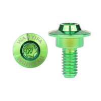 Wanyifa Titanium Bolt M6x14 15 16 17mm Disc-Shaped Torx T30 Step Screw for Locomotive Motorcycle Shell Modification