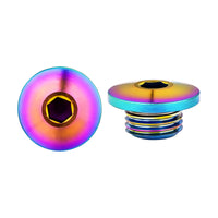 Wanyifa Titanium Bolt M7x4mm M9x10mm Road Bike Schaltung Oil Bleed Bolt Hose Locking Bolts Bicycle Oil Injection Hole Screw Oil Pipe Hose Lock Screws for Shimano  R7020 R8020 R8070 R8170 R9170