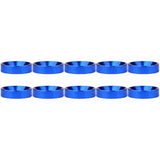 Wanyifa 10pcs Aluminum Alloy Countersunk Washers M2 M2.5 M3 M3.5 M4 M5 M6 M8 M10 Anodized Colourful Countersunk Head Bolt Washer Gaskets