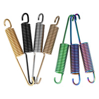 Wanyifa Titanium Spring Length 150mm Motorcycle Side Stand Spring Practical Parking Side Kickstand Springs Replacement for Motorcycle Scooter