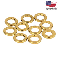 Wanyifa 10pcs Titanium Washer M4 M5 M6 M8 M10 DIN912 Flat Washers Spacer Gaskets US Stock