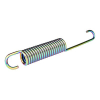 Wanyifa Titanium Spring Length 150mm Motorcycle Side Stand Spring Practical Parking Side Kickstand Springs Replacement for Motorcycle Scooter