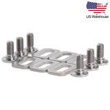 Wanyifa Titanium Bolts Spacers for Look KEO Road Bike Clipless Pedals Cleats US Stock