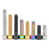 Wanyifa Titanium Bolt M4x10 13.5 15 20 25mm Small Cap Allen Key Head Screw for Bicycle Rear/front Derailleur H/L Adjustment