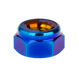 Wanyifa Titanium Nut M4 M5 M6 M8 M10 M12 Hexagon Metal Lock Nuts for Bicycle Motorcycle Car Ti Fasteners