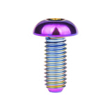 Wanyifa Titanium Bolt M5x8 10 12 15 18 20 25 30mm Button Hex Allen Head Screw for Bicycle Ti Fasteners