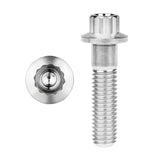 Wanyifa Titanium Bolt M7/M8x24 32mm Flange 12-Point Head Screw Car Wheel Split Rim Modifications Parts Ti Gr5 Fasteners