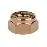 Wanyifa Titanium Nut M4 M5 M6 M8 M10 M12 Hexagon Metal Lock Nuts for Bicycle Motorcycle Car Ti Fasteners