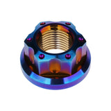 Wanyifa Titanium Nut M6 M8 M10 M12 M14 M16 Fancy Flange Nuts for Bicycle Motorcycle Car Rear Axle Modification Accessories