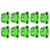 Wanyifa 10pcs Aluminum Nuts M2 M3 M4 M5 M6 M8 Anodized Colourful Flange Hexagon Head Nylon Lock Nut Serrated Lock Spinlock Nuts