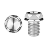 Wanyifa Titanium Bolt M8/M10x13mm Motorcycle Rearview Mirror Hole Plug Screw Motorcycle Accessories Pitch 1.25mm