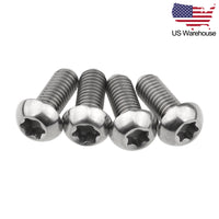 Wanyifa 4pcs Titanium Bolts M5x12mm Button Torx T25 Head Screws US Stock