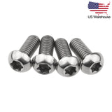 Wanyifa 4pcs Titanium Bolts M5x12mm Button Torx T25 Head Screws US Stock