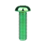 Wanyifa Titanium Bolt M6x12 16 20 25 30mm Button Hex Allen Head Screws for Motorcycle Car Aeromodelling Refit