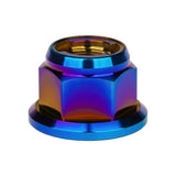 Wanyifa Titanium Nut M6 M8 M10 M12 Flange Metal Lock Nuts for Bicycle Motorcycle Car Fastener