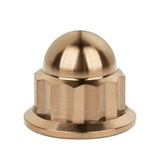 Wanyifa Titanium Nut M6 M8 M10 Dome Cap External 12-Point Acorn Nuts for Motorcycle Car Exhaust Pipe
