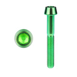 WanyifaチタンボルトM6x1015 16 18 20 25 30 35 40 45 50 55 6065mmテーパーヘッドアレンキースクリュー自転車ヘッドセットブレーキボルト用