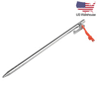 Wanyifa 6/8pcs Titanium Alloy Heavy Duty 9.8 inch Camping Tent Pegs US Stock