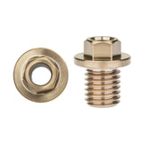 Wanyifa Titanium Bolt M7x4mm M9x10mm Road Bike Schaltung Oil Bleed Bolt Hose Locking Bolts Bicycle Oil Injection Hole Screw Oil Pipe Hose Lock Screws for Shimano  R7020 R8020 R8070 R8170 R9170