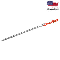 Wanyifa 10pcs Titanium Alloy High Strength 165mm Tent Pegs Tent Nail Pegs Stakes Hook Pin US Stock
