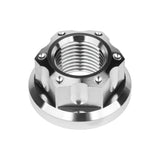 Wanyifa Titanium Nut M6 M8 M10 M12 M14 M16 Fancy Flange Nuts for Bicycle Motorcycle Car Rear Axle Modification Accessories