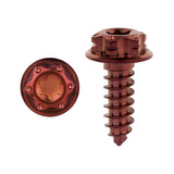 Wanyifa Titanium Bolt M4/M5x15mm Flange Torx Head Self-Tapping Screw for Motorcycle Car Boat Ti Fasteners