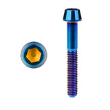 WanyifaチタンボルトM6x1015 16 18 20 25 30 35 40 45 50 55 6065mmテーパーヘッドアレンキースクリュー自転車ヘッドセットブレーキボルト用