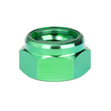 Wanyifa Titanium Nut M4 M5 M6 M8 M10 M12 Hexagon Metal Lock Nuts for Bicycle Motorcycle Car Ti Fasteners