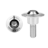 Wanyifa Titanium Bolt M6x18 20 22mm Disc-Shaped Torx T30 Step Screw for Locomotive Motorcycle Shell Modification