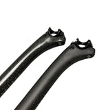 Wanyifa 3K Full Carbon Fiber SeatPost 25.4 27.2 30.8 31.6mm MTB Road Bicycle Cycling Seat Post Length 350/400mm