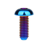 Wanyifa Titanium Bolt M5x8 10 12 15 18 20 25 30mm Button Hex Allen Head Screw for Bicycle Ti Fasteners