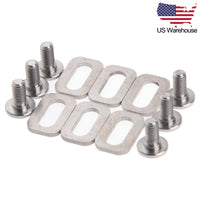 Wanyifa Titanium Bolts Spacers for Look KEO Road Bike Clipless Pedals Cleats US Stock