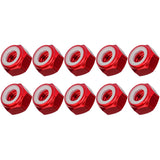 Wanyifa 10pcs Aluminum Nut M2 M3 M4 M5 M6 M8 Anodized Colourful Insert Nylon Lock Hexagon Nuts