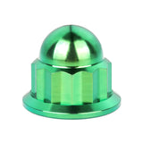 Wanyifa Titanium Nut M6 M8 M10 Dome Cap External 12-Point Acorn Nuts for Motorcycle Car Exhaust Pipe