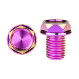 Wanyifa Titanium Bolt M8/M10x13mm Motorcycle Rearview Mirror Hole Plug Screw Motorcycle Accessories Pitch 1.25mm