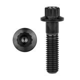 Wanyifa Titanium Bolt M7/M8x24 32mm Flange 12-Point Head Screw Car Wheel Split Rim Modifications Parts Ti Gr5 Fasteners