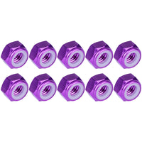 Wanyifa 10pcs Aluminum Nut M2 M3 M4 M5 M6 M8 Anodized Colourful Insert Nylon Lock Hexagon Nuts